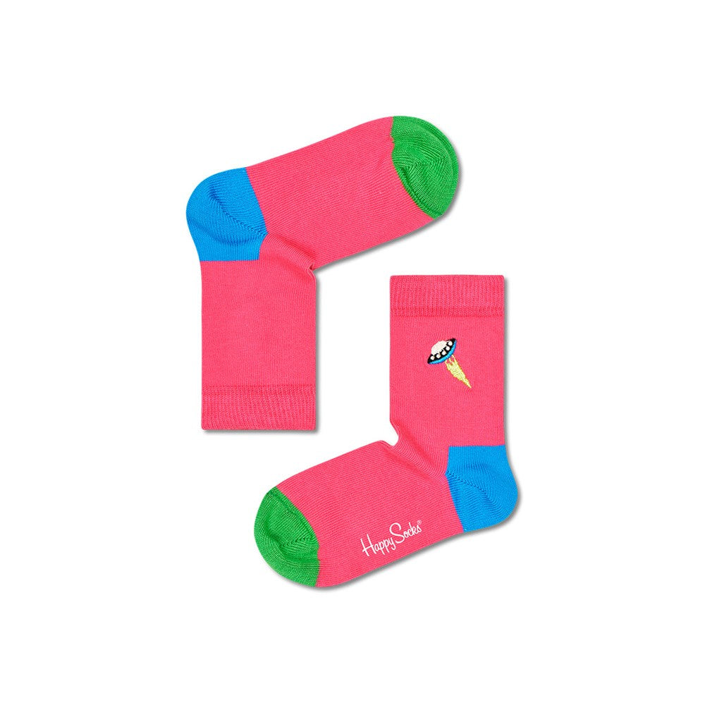 Happy Socks Space UFO Kids Socks Gift Set - 4 Pack