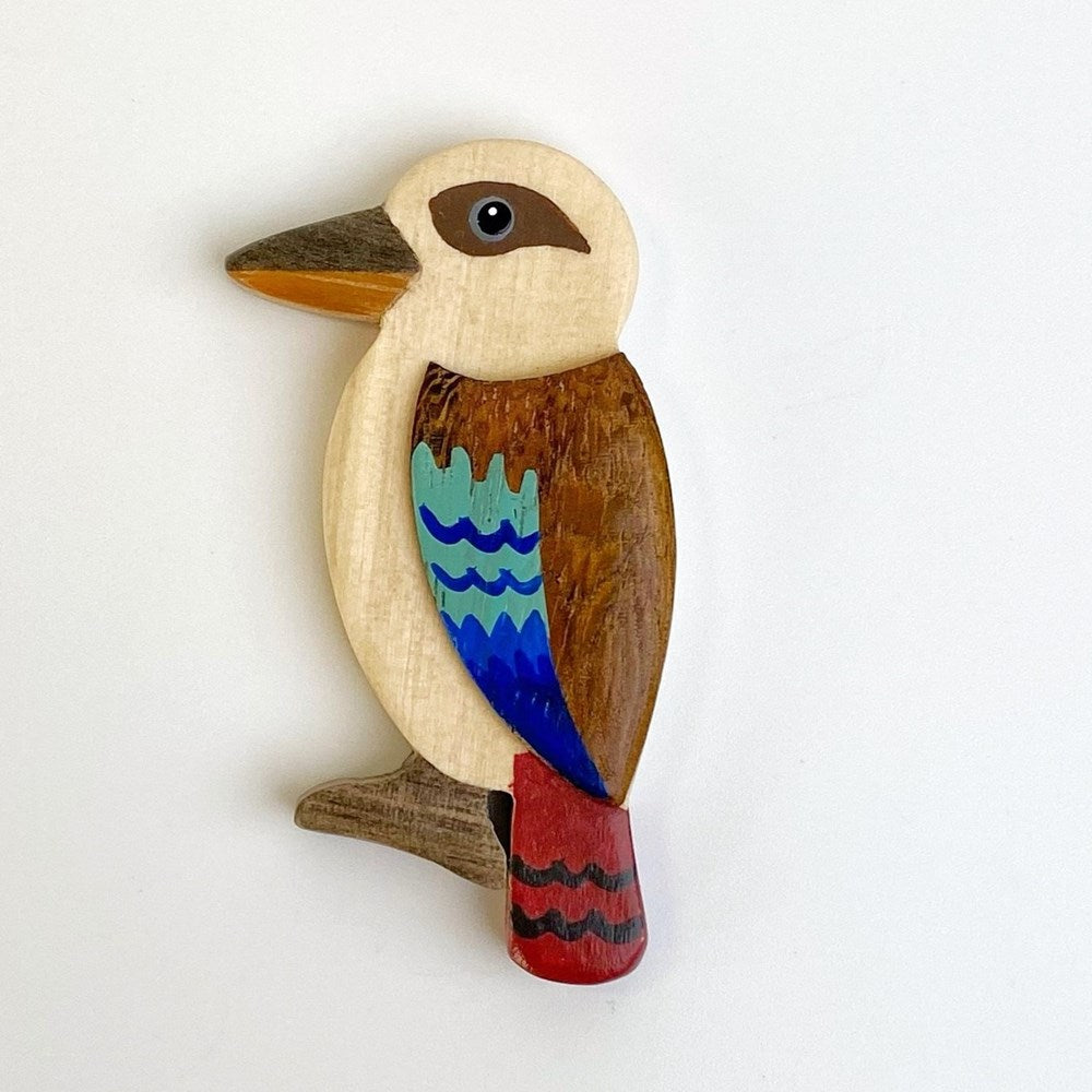Triple 8 Design Studios: Timber Magnet Kookaburra