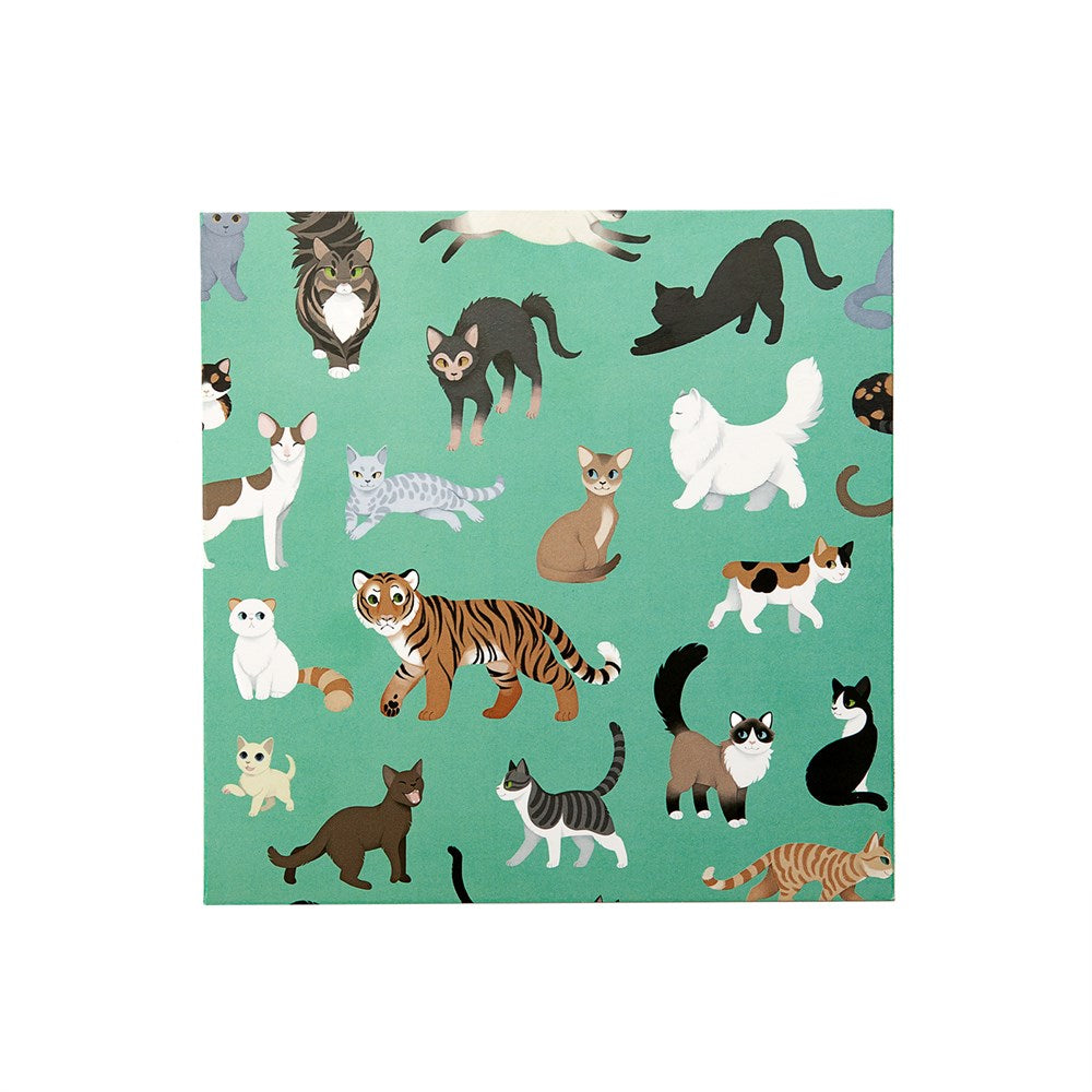 Clowder Of Cats Greeting Card