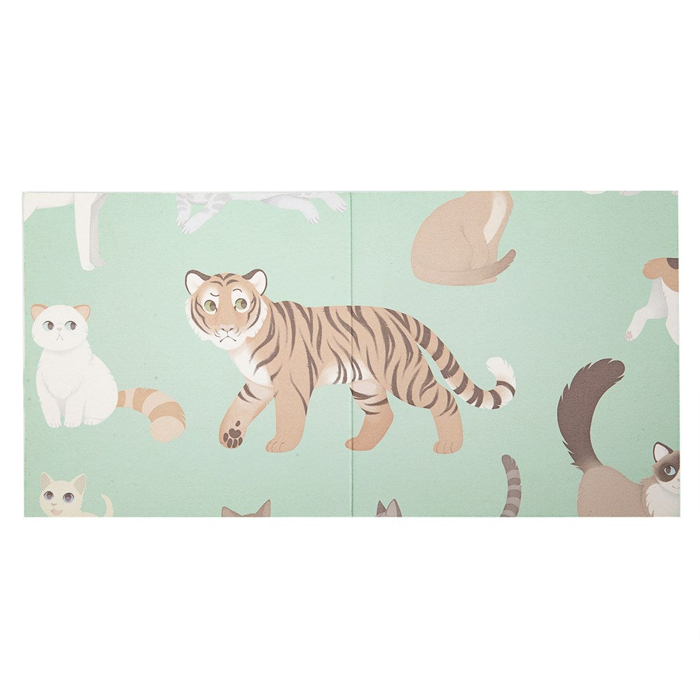 Clowder Of Cats Greeting Card