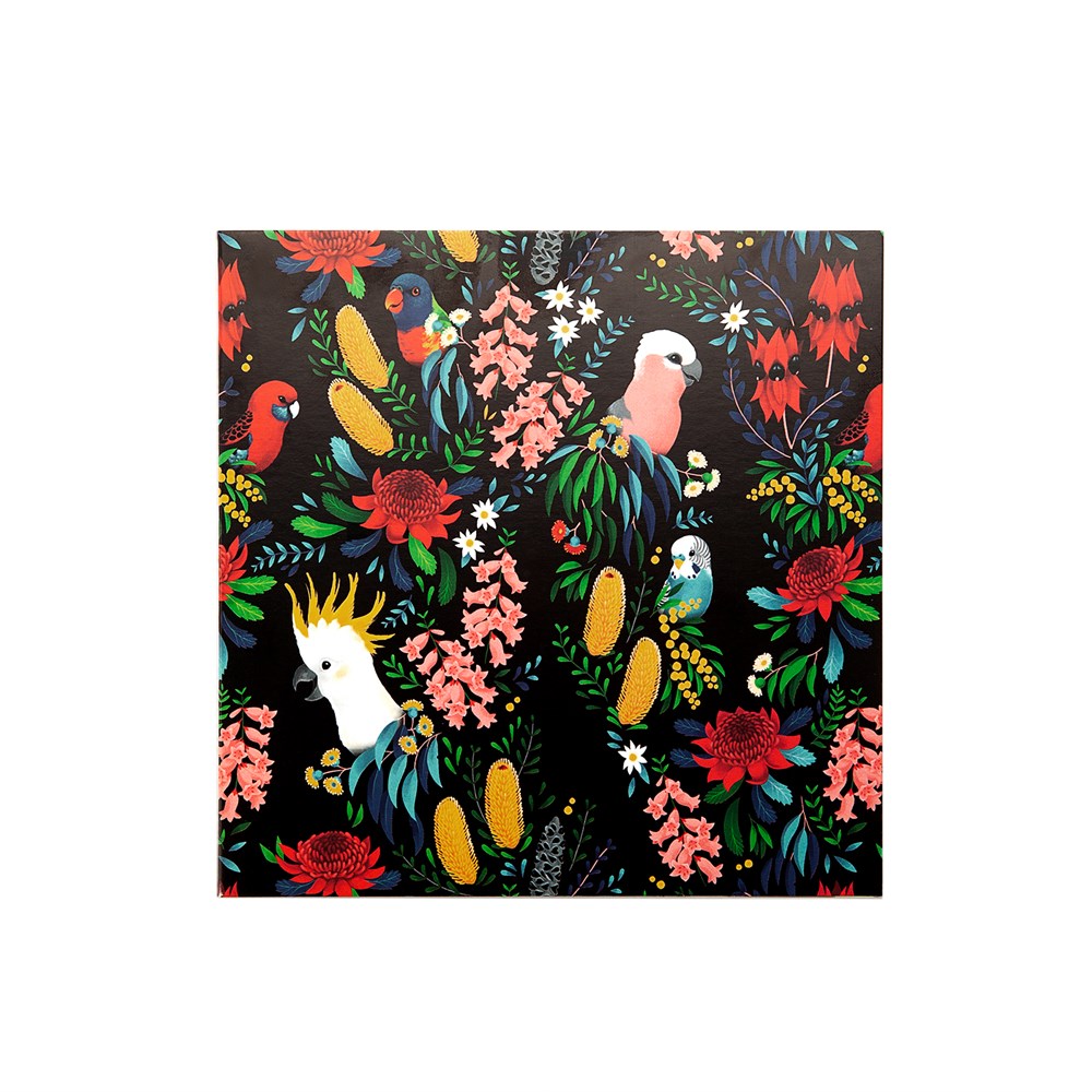 Bush Parrots Blank Greeting Card