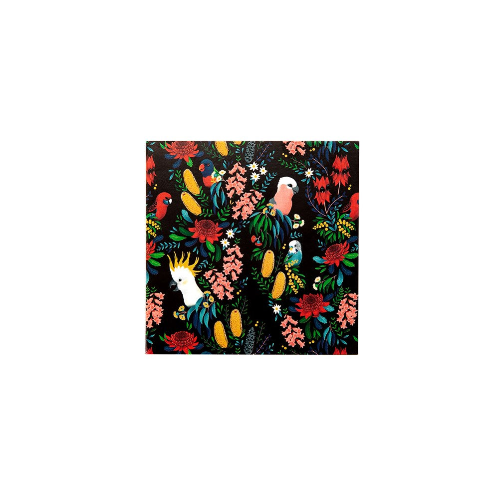 Mini Greeting Card: Bush Parrots