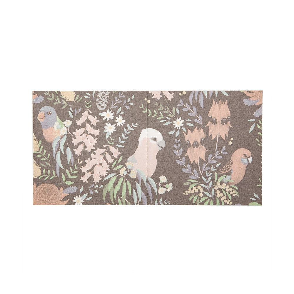 Mini Greeting Card: Bush Parrots