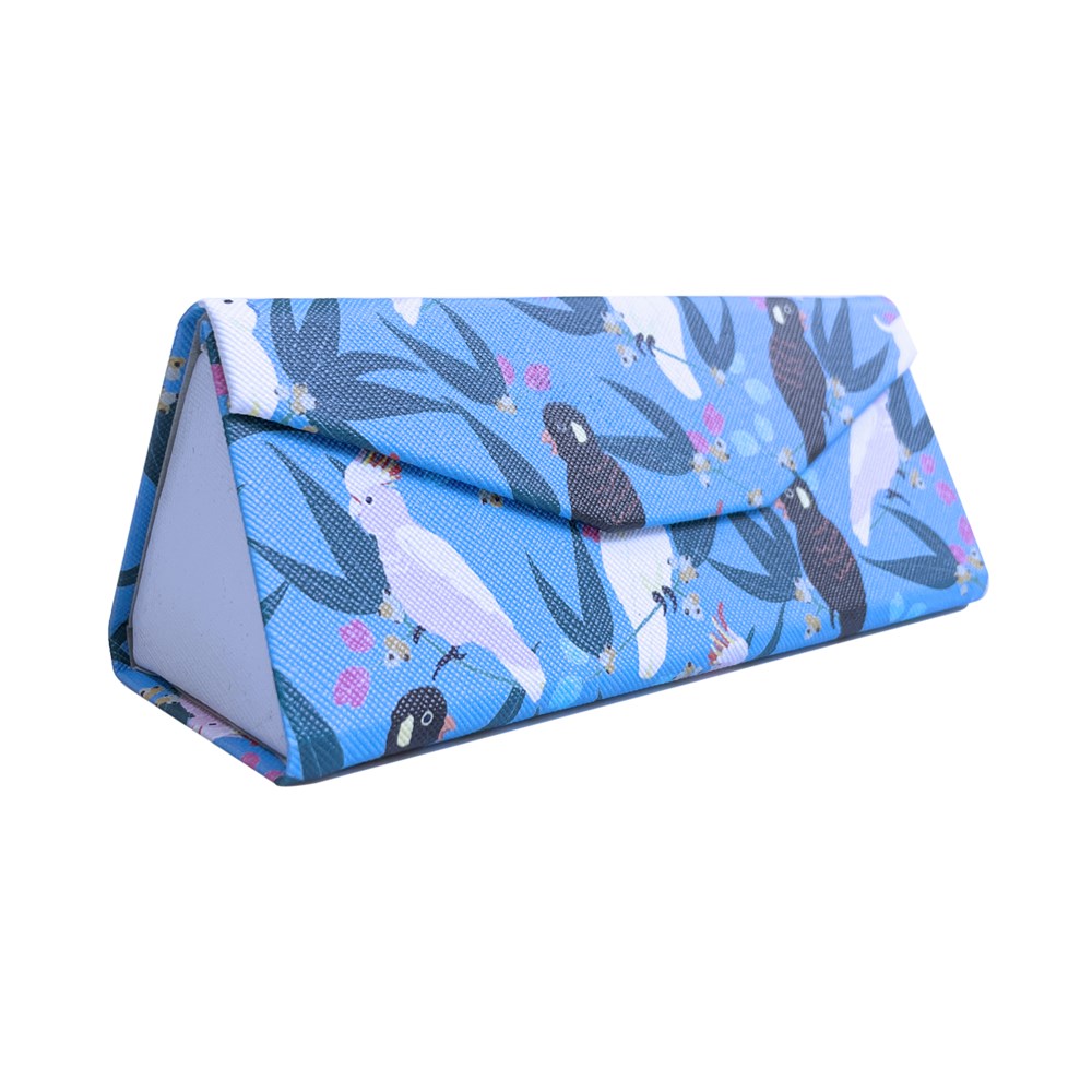 Cockatoos Flora Foldable Glasses Case