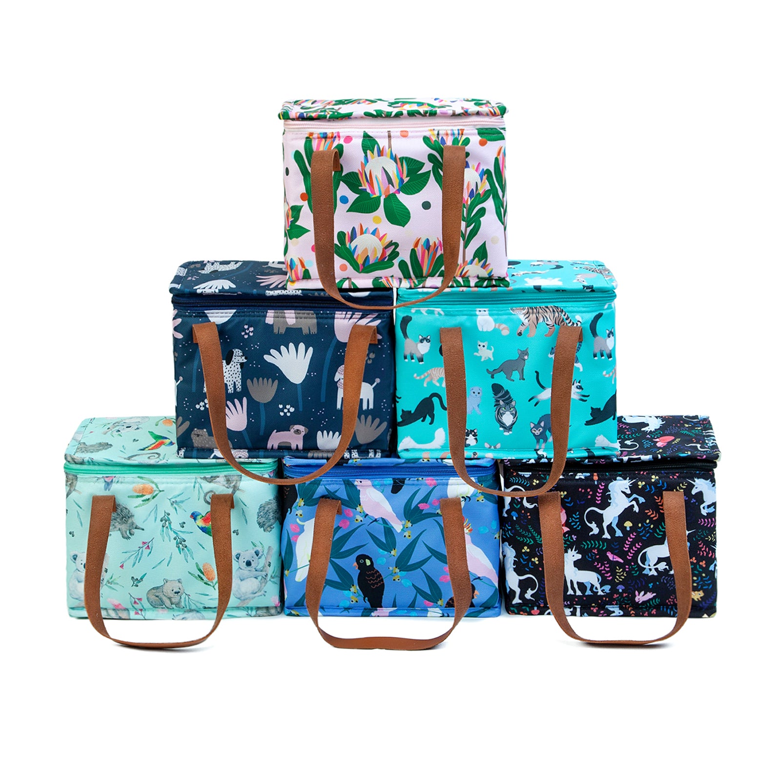 Fantasy Unicorns Insulated Lunch Bag