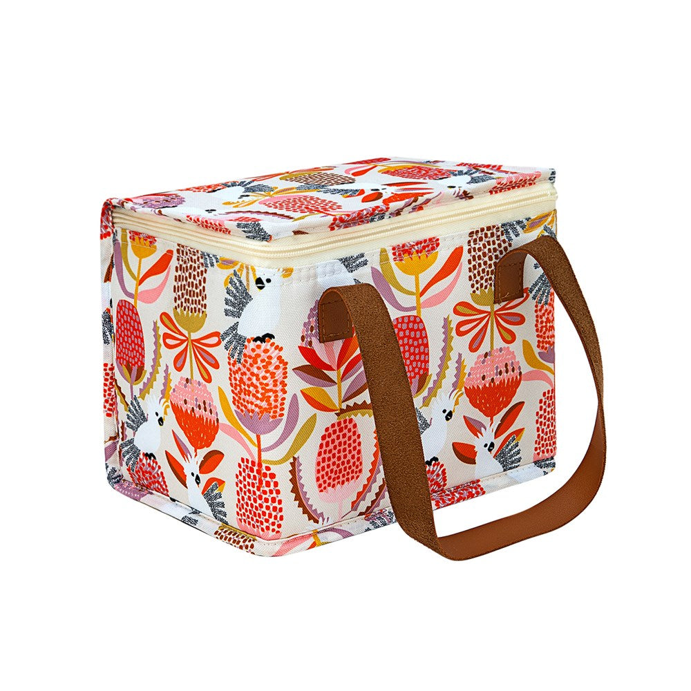 Lunch Box Bag: Cockatoos and Banksia