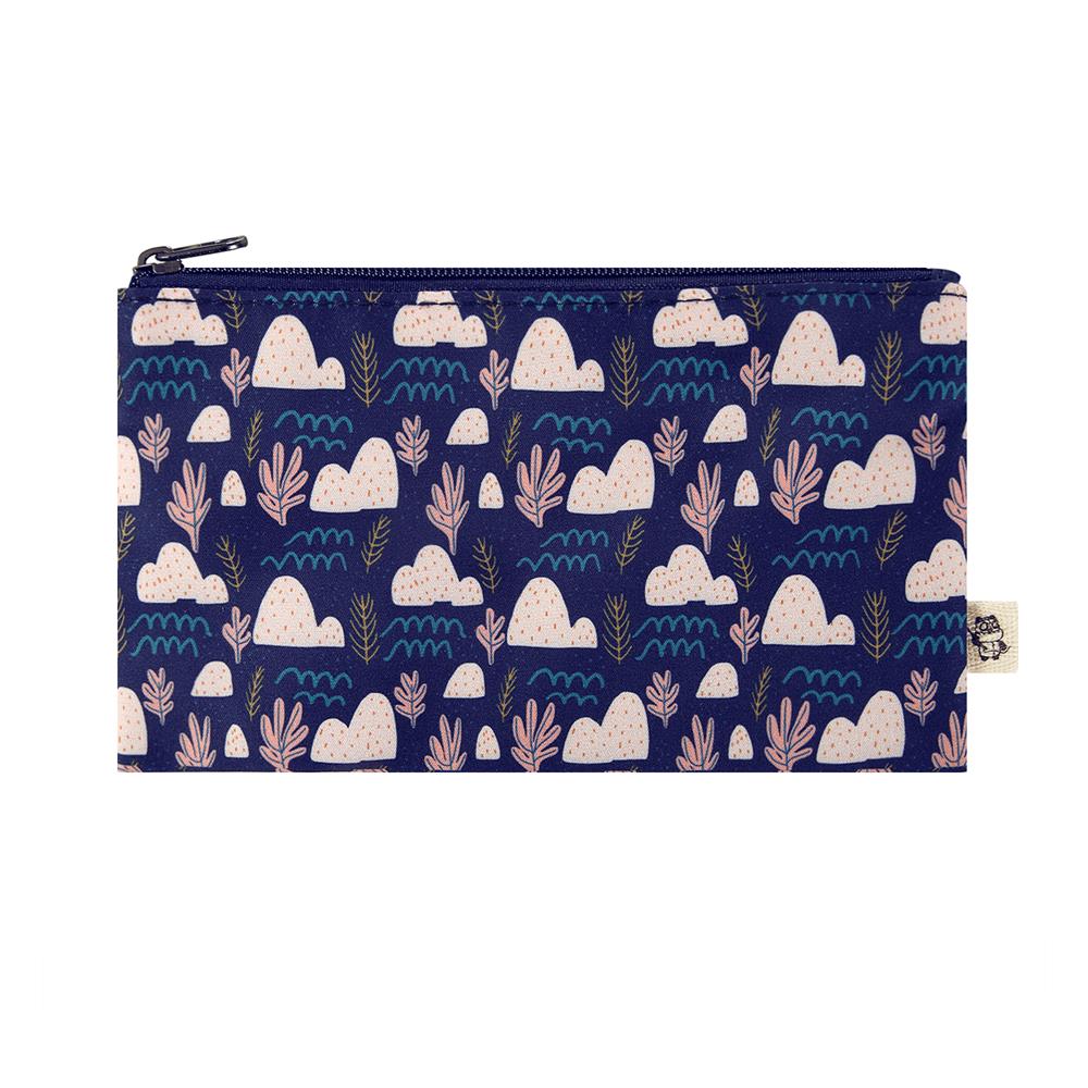 Mountains Pencil Case - Navy