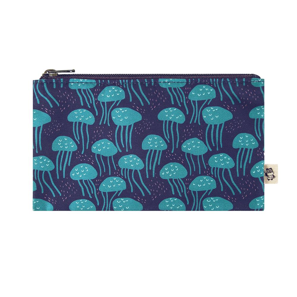 Jellypus Pencil Case - Navy Jellyfish