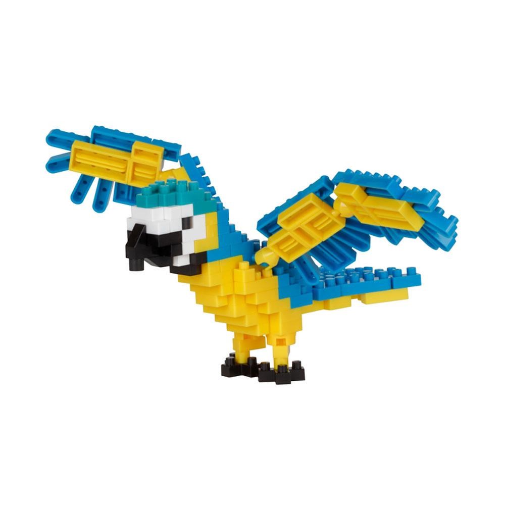 Nanoblock Building Blocks - Blue and Yellow Macaw