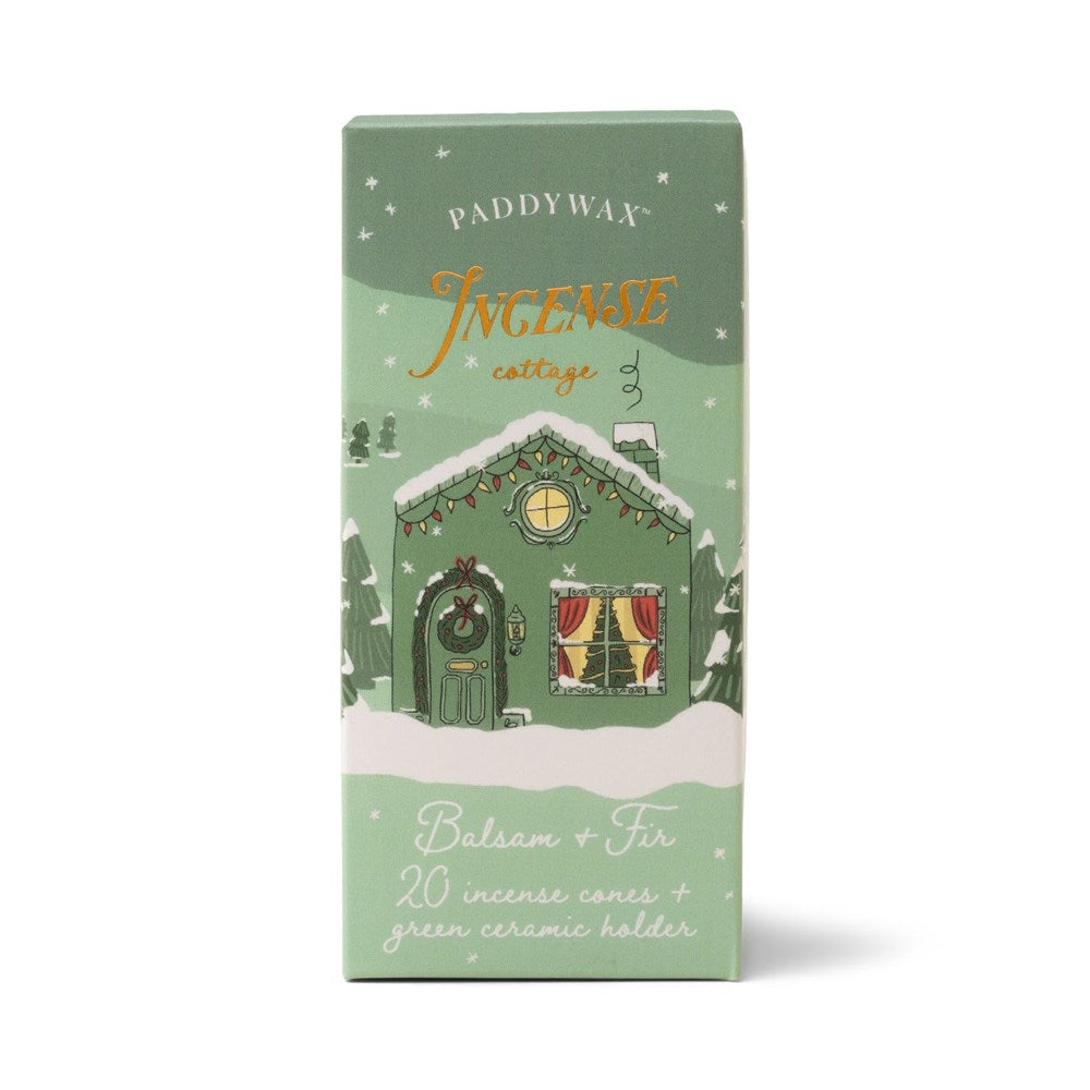 Paddywax Holiday Cottage Incense Holder - Balsam Fir
