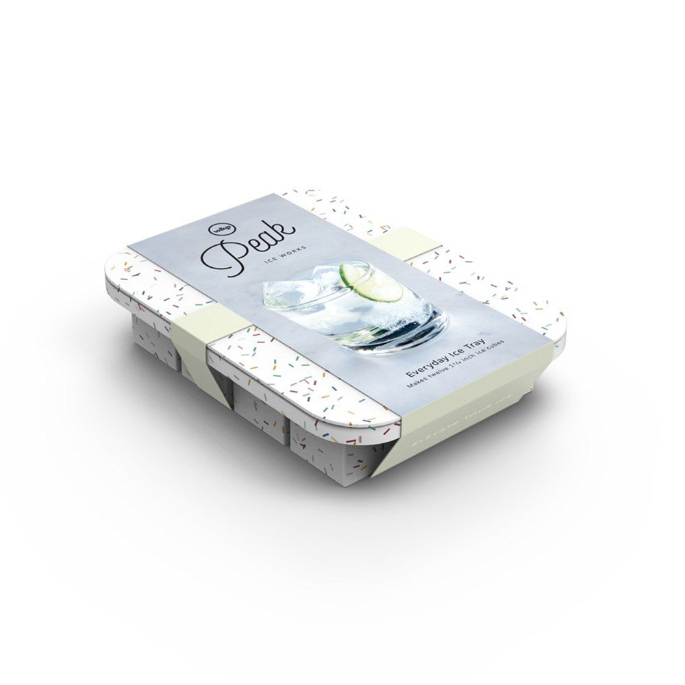 Peak: Ice Cube Tray Everyday Speckled White
