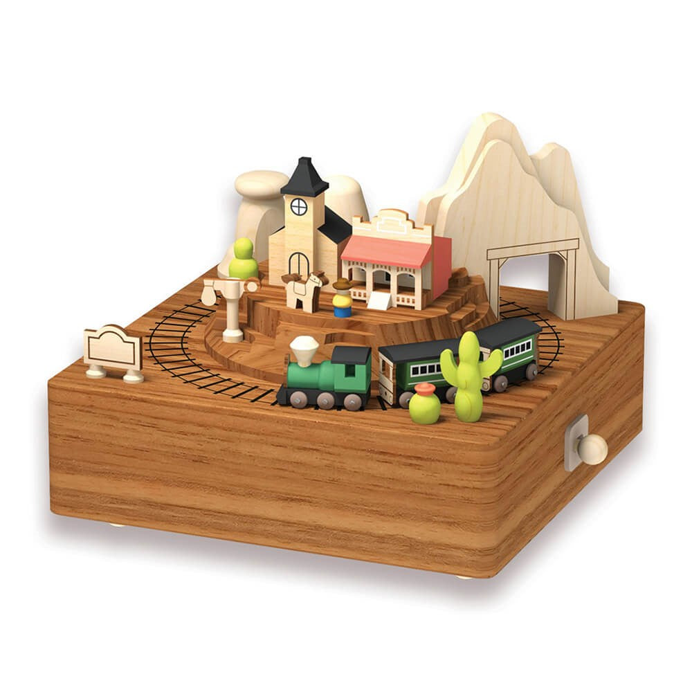 Wooderful Life: Music Box Western Train