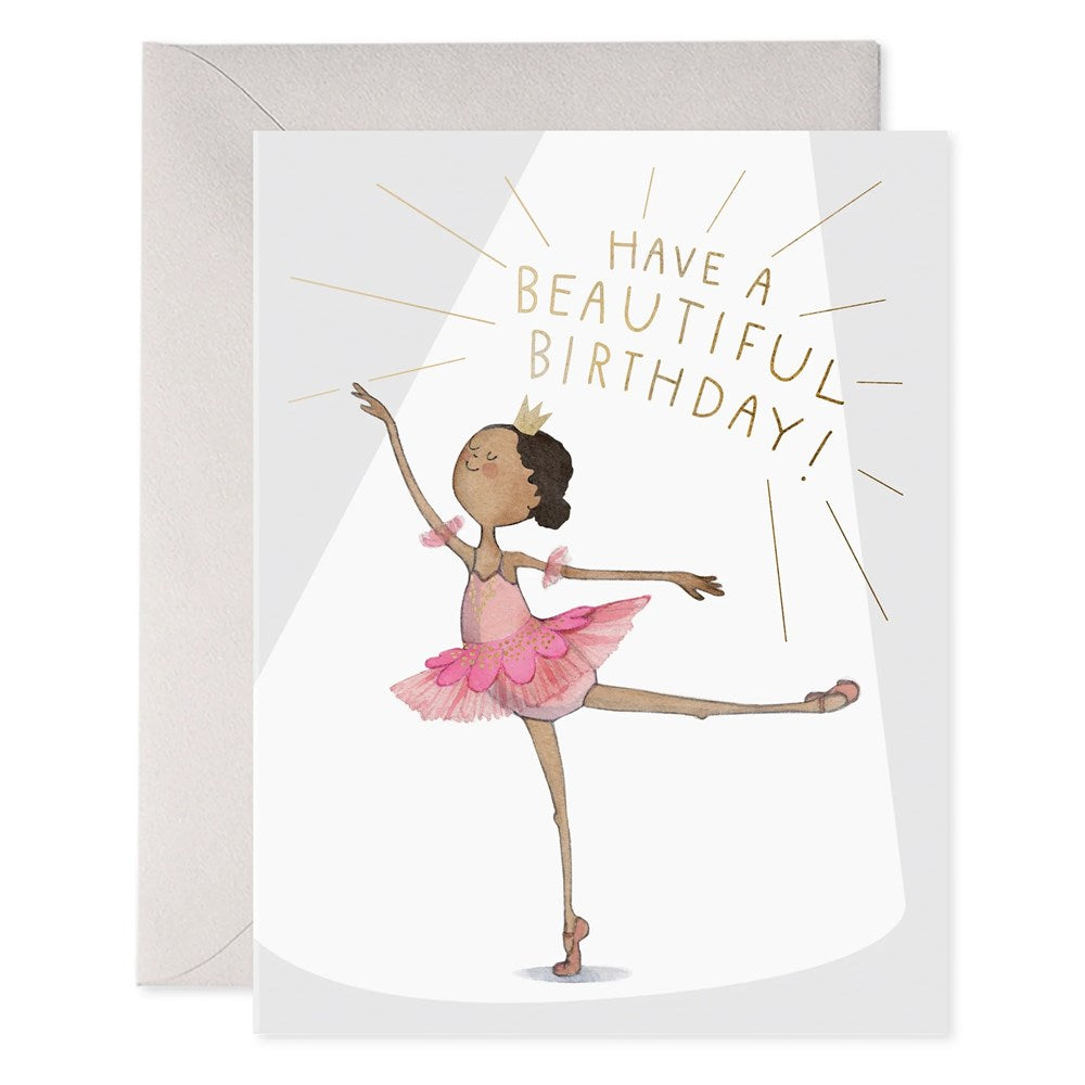E. Frances Paper Birthday Card - Ballerina