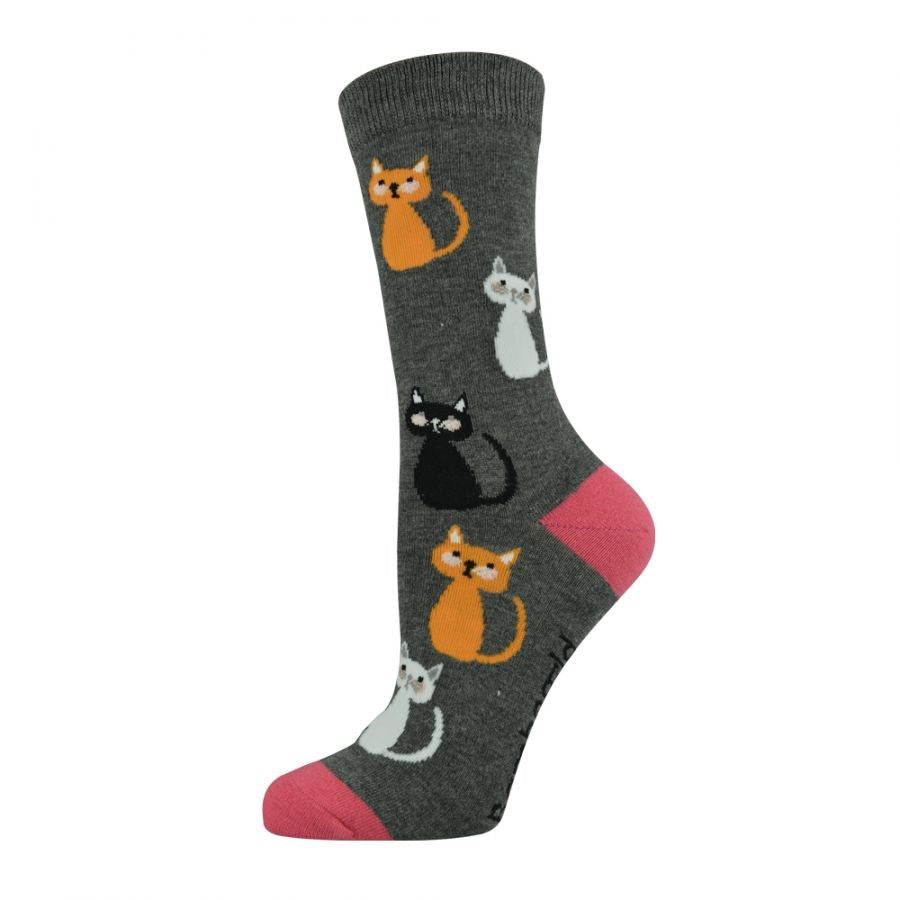 Bamboozld: Womens Cat Bamboo Sock
