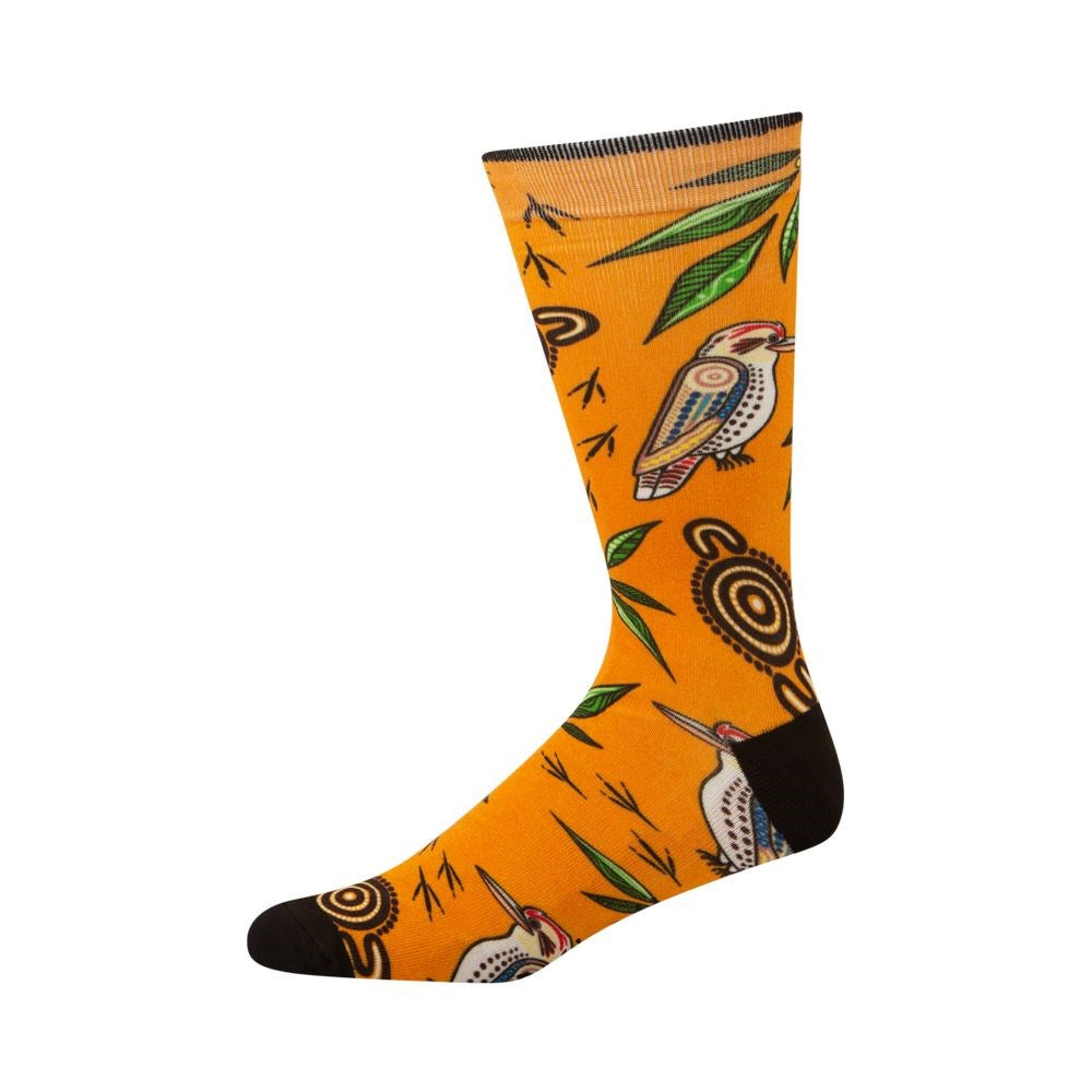 Bamboozld Men's Bamboo Socks - Native Kookaburra