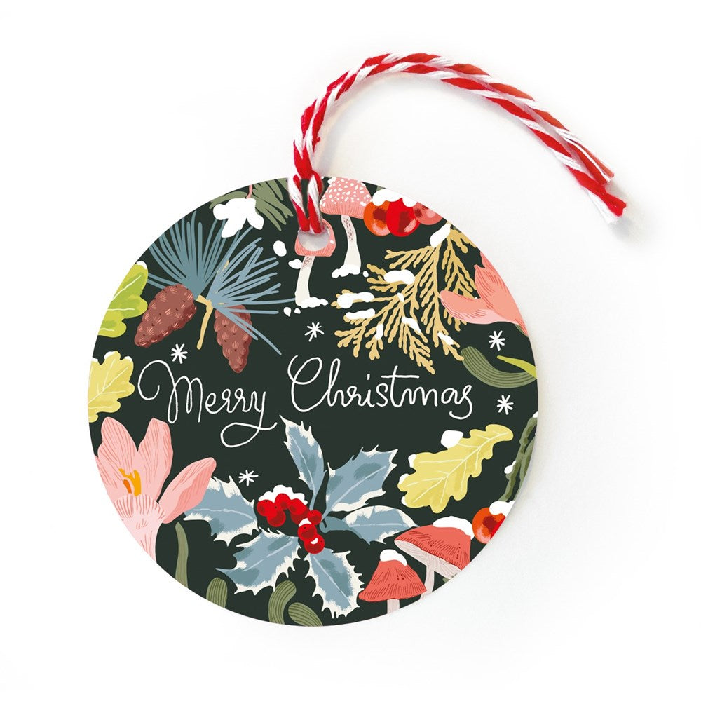 Noi Publishing Christmas Gift Tags - Winter Floral 10 Pack