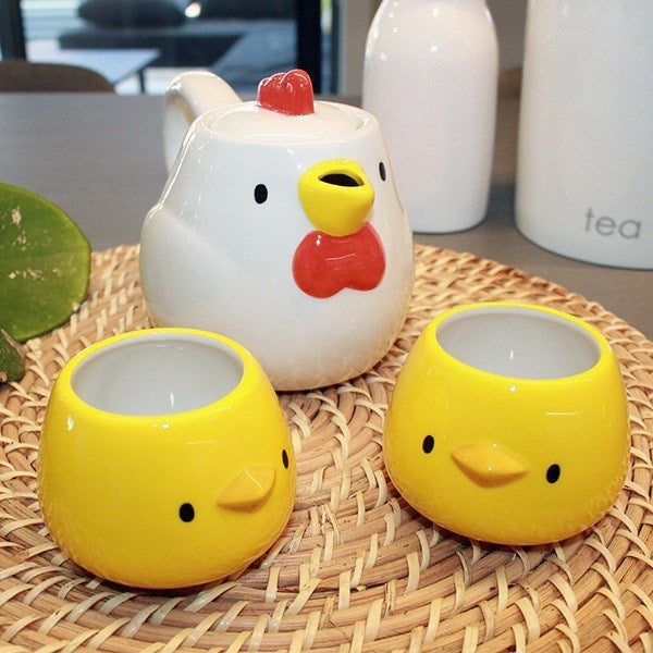 J Style: Tea Set Chicken & Chicks