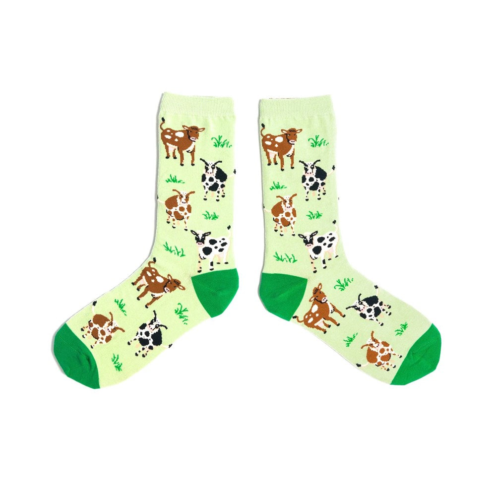Spencer Flynn: Womens Cottonfield Cows Sock