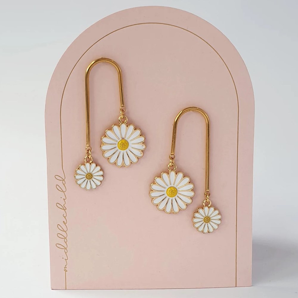 Middle Child: Daisy Duke Earrings White