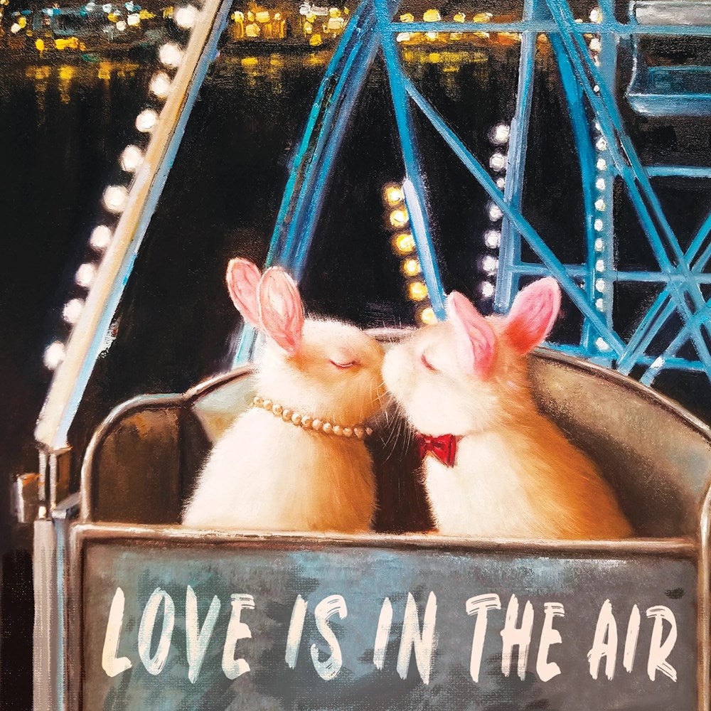 La La Land Greeting Card - Ferris Wheel Bunnies