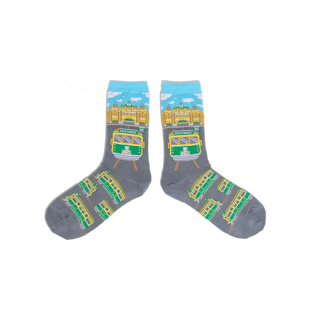 Spencer Flynn Melbourne Tram Socks - Womens