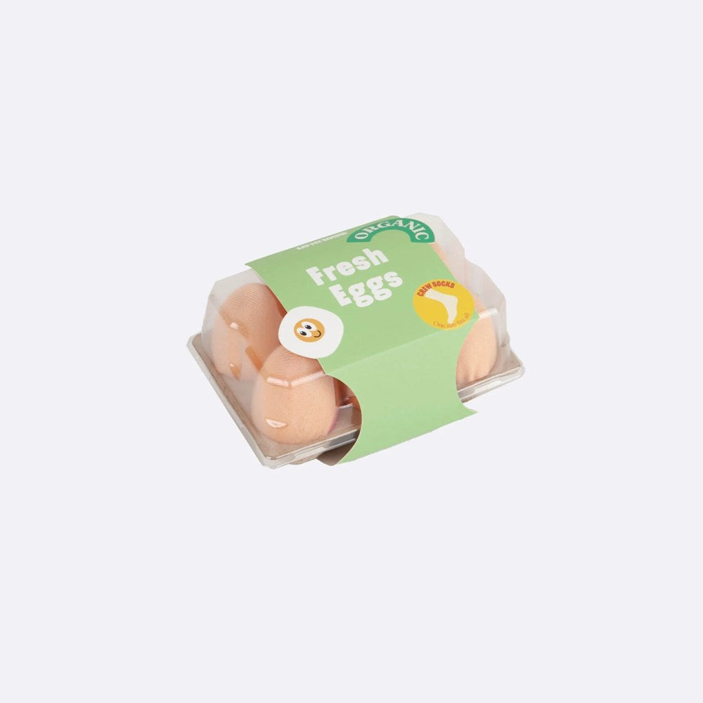 Eat My Socks Fresh Eggs Crew Socks - 3 Pack