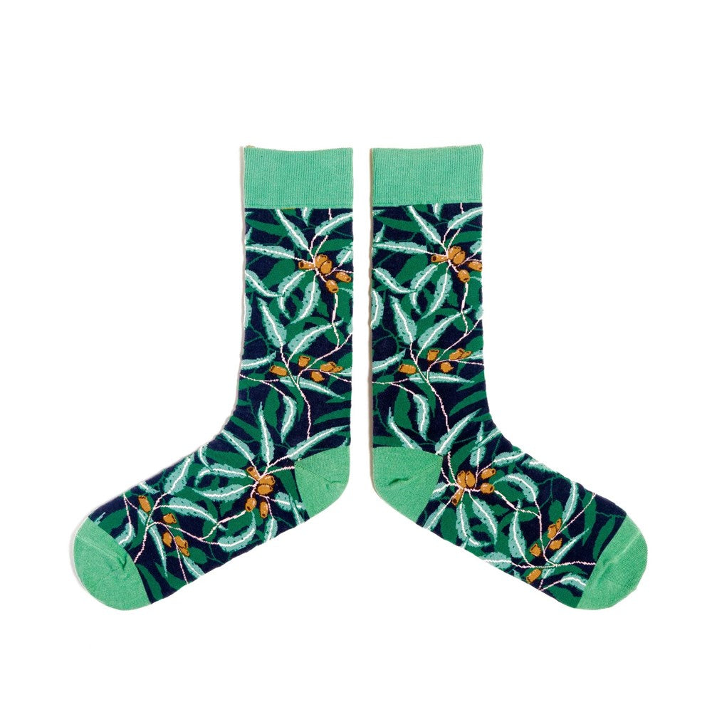 Spencer Flynn Men's Socks - Eucalyptus Gum Nuts