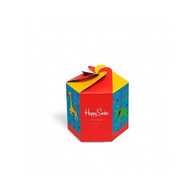 Happy Socks Carousel Kids Socks - 4 Pack Gift Box, 0-12M