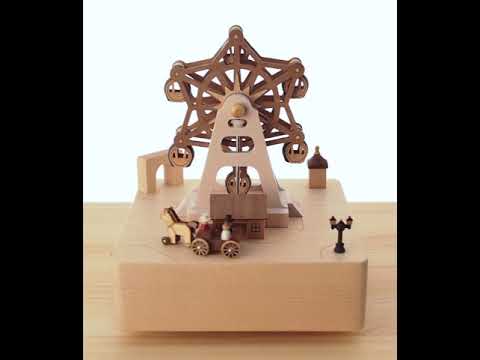 Wooderful Life Music Box - Amusement Park Ferris Wheel