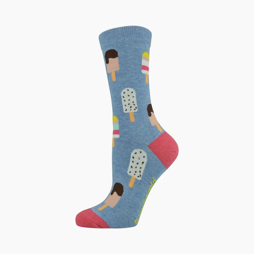 Bamboozld: Womens Icypole Blue Bamboo Sock