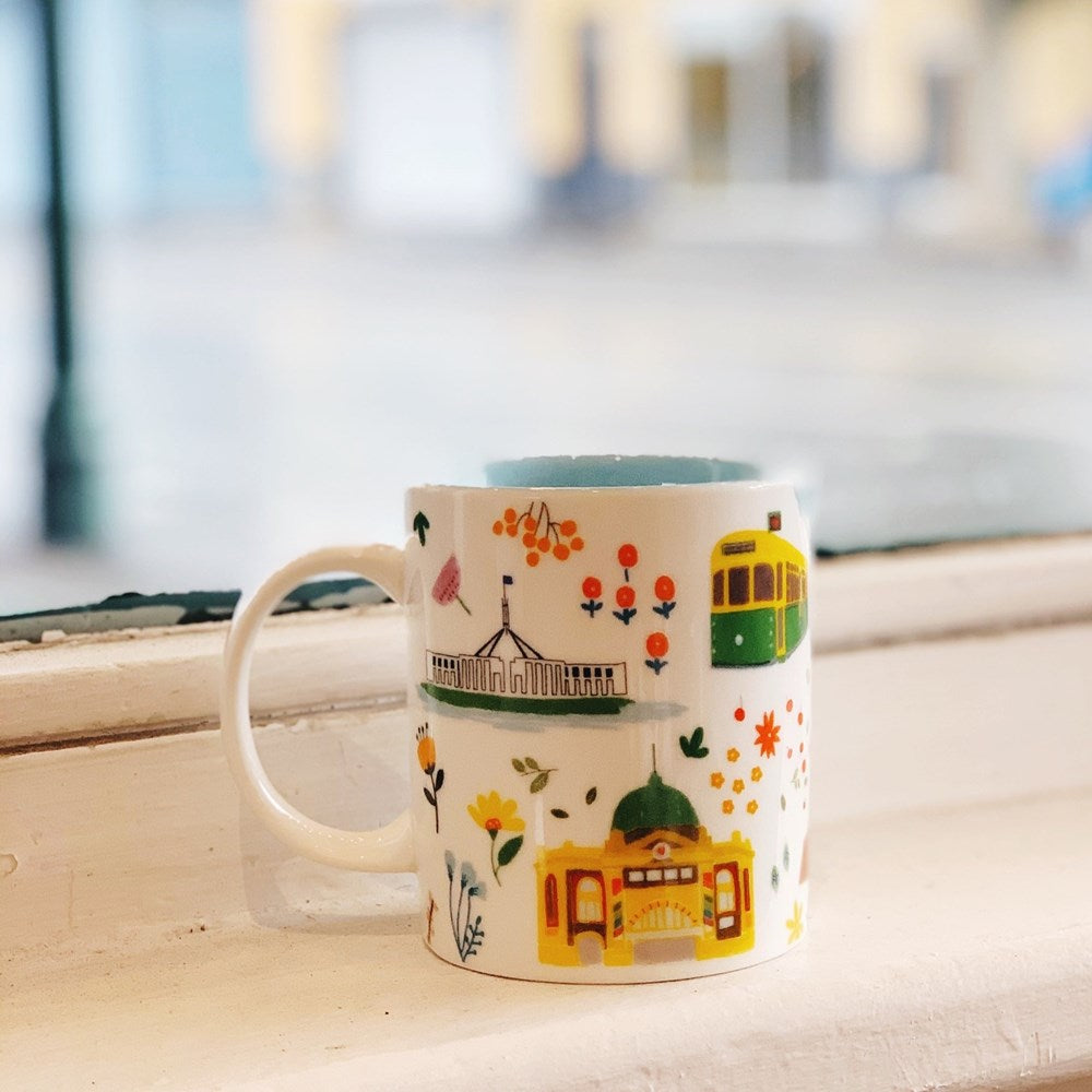Suki McMaster: Mug Australia Blue