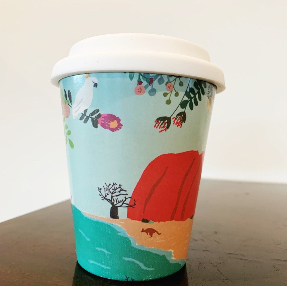 Suki McMaster Bamboo Travel Cup - Large Uluru