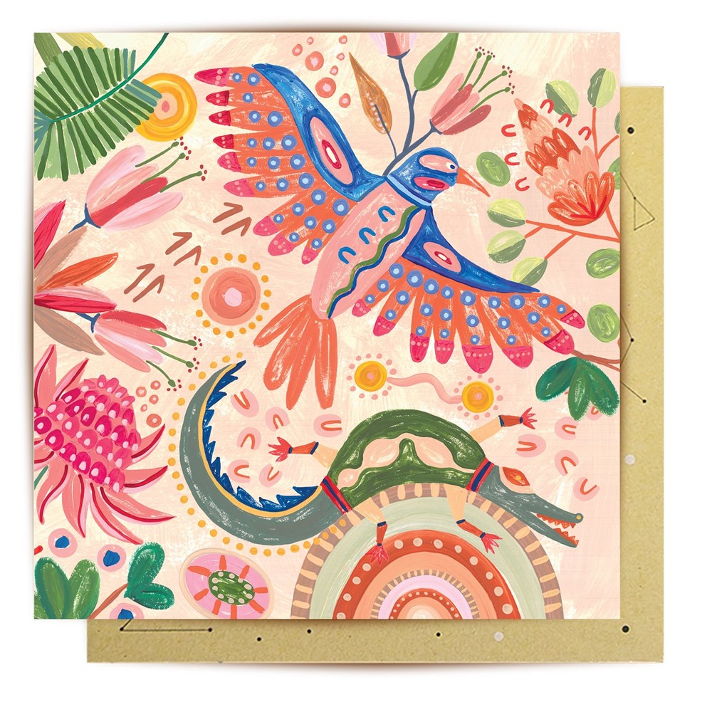 La La Land Gunjull Jagun 2 Greeting Card - Holly Sanders