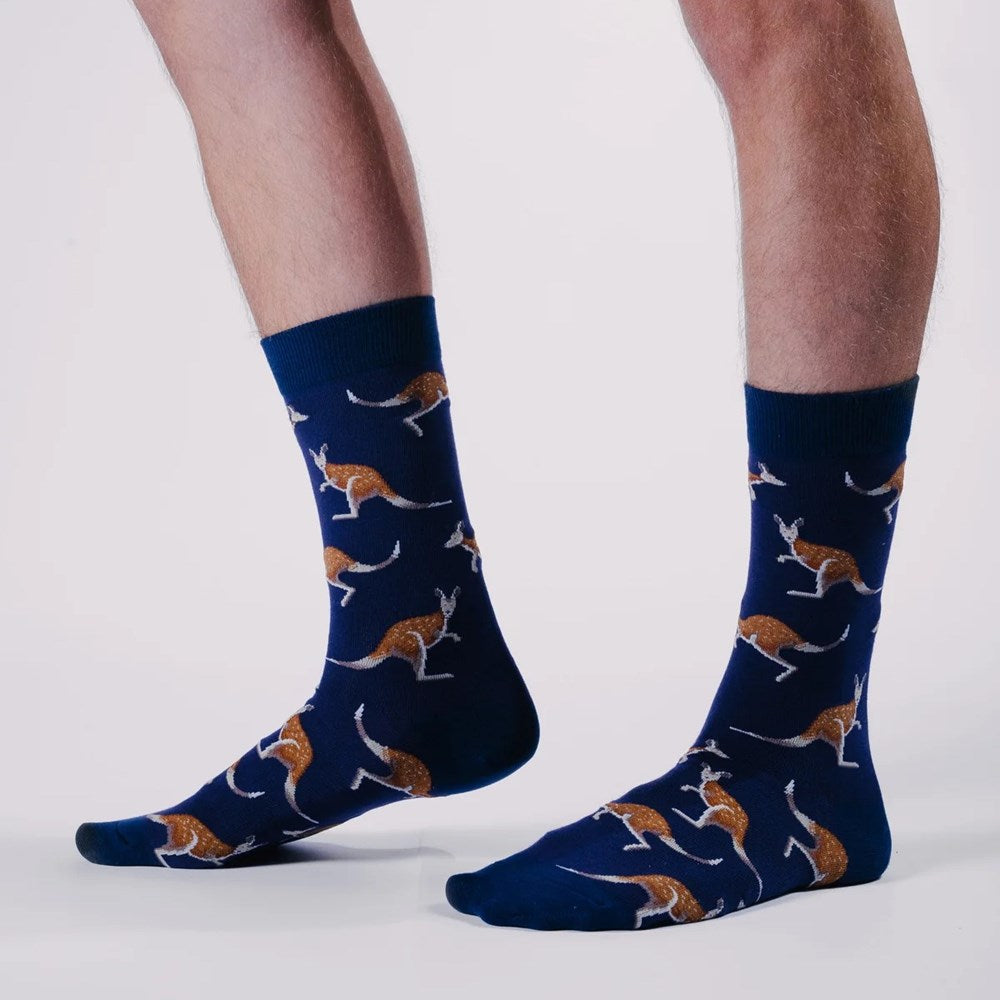 Spencer Flynn: Mens Kanga Kicks Sock