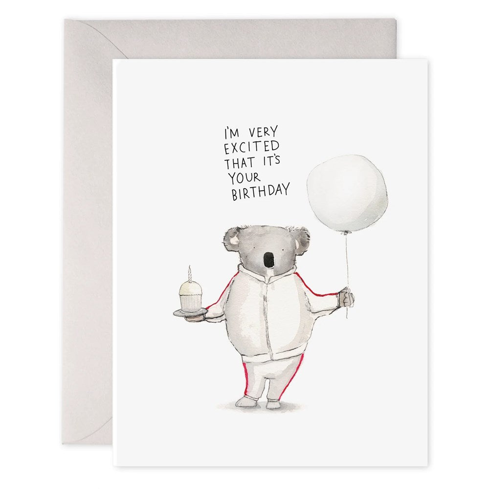 E. Frances Paper Koala Birthday Greeting Card