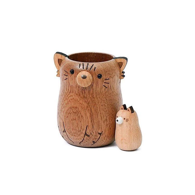 Wooderful Life Magnetic Planter Pot - Cat