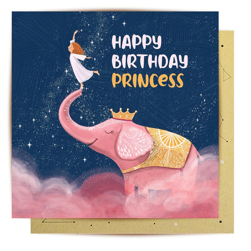 La La Land: Greeting Card Princess And The Elephant