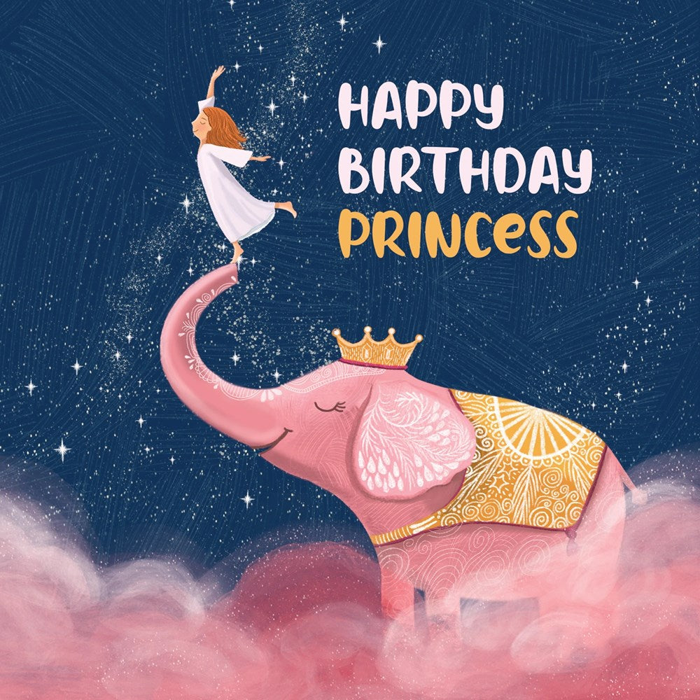 La La Land: Greeting Card Princess And The Elephant