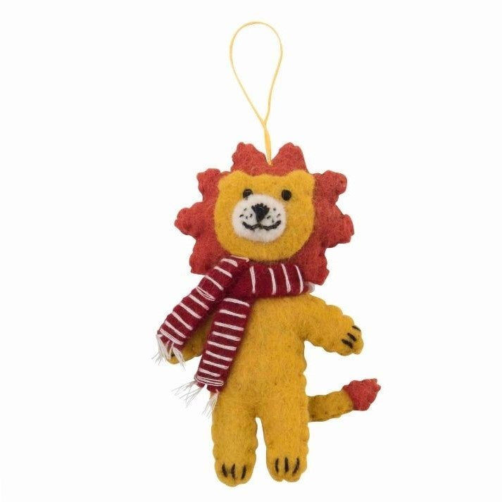 Pashom Christmas Ornament - Felt Lion