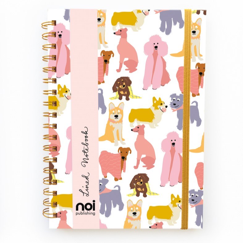 Noi Publishing: Lined B4 Notebook Dogs
