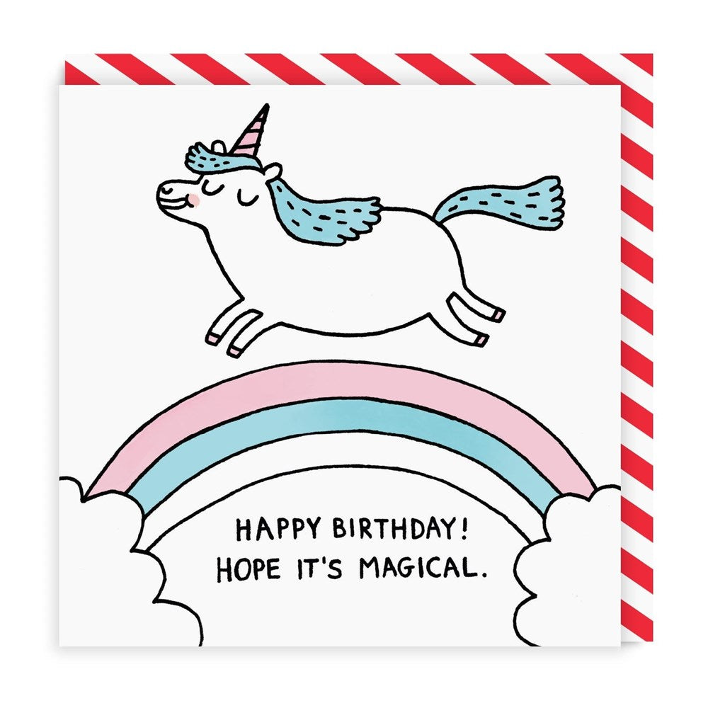 Ohh Deer Greeting Card - Magical Birthday Unicorn