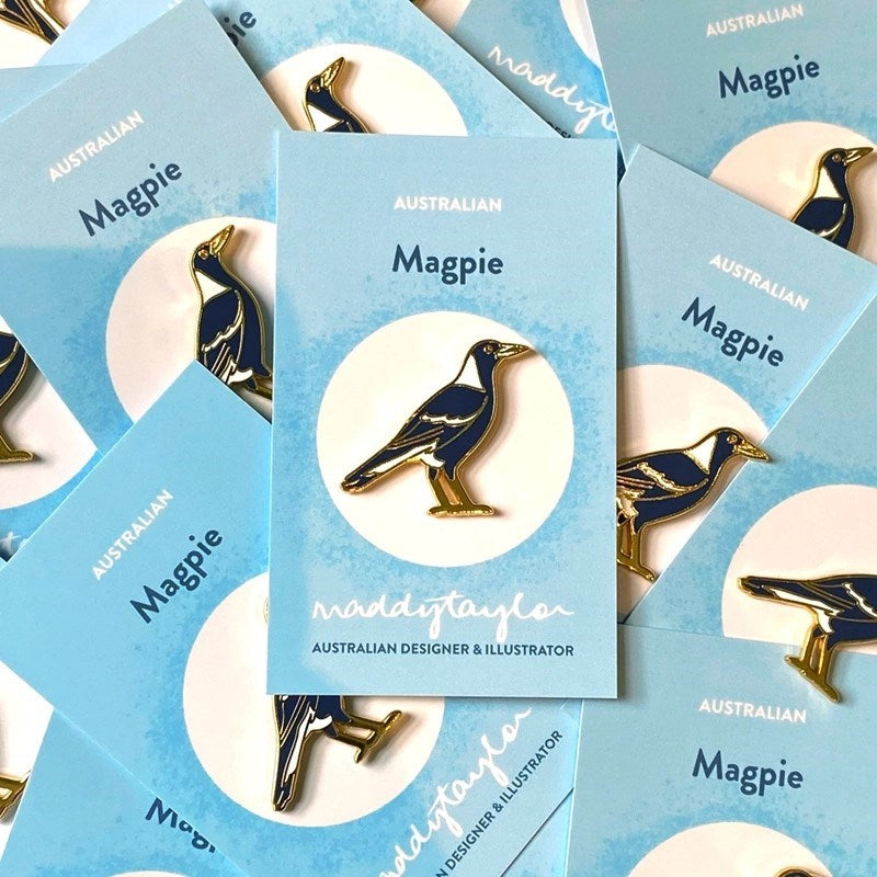 Maddy Taylor: Individual Pin Magpie