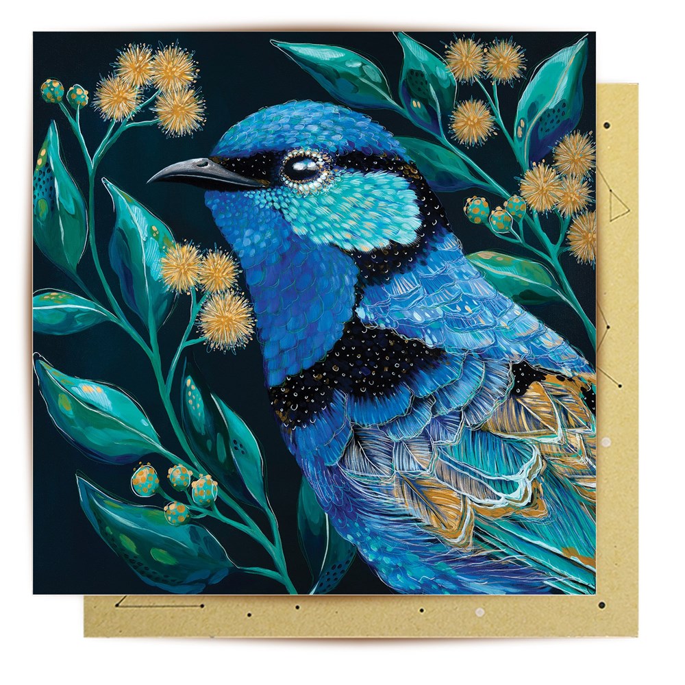 La La Land: Greeting Card Clancy Fairy Wren