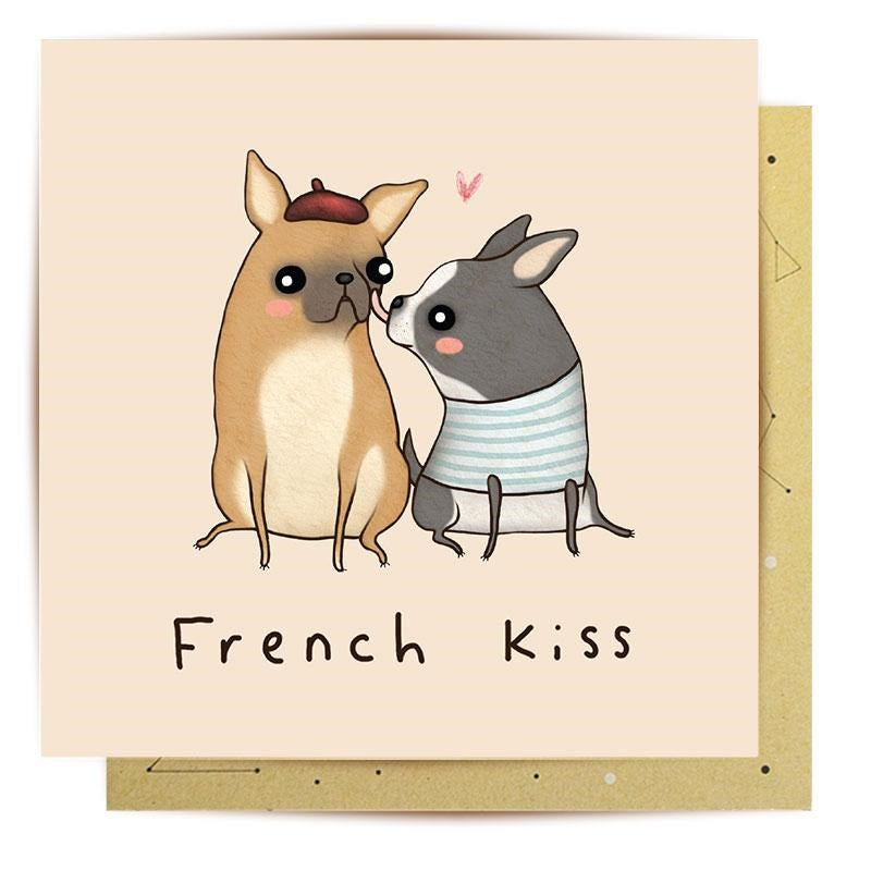 La La Land: Greeting Card French Kiss