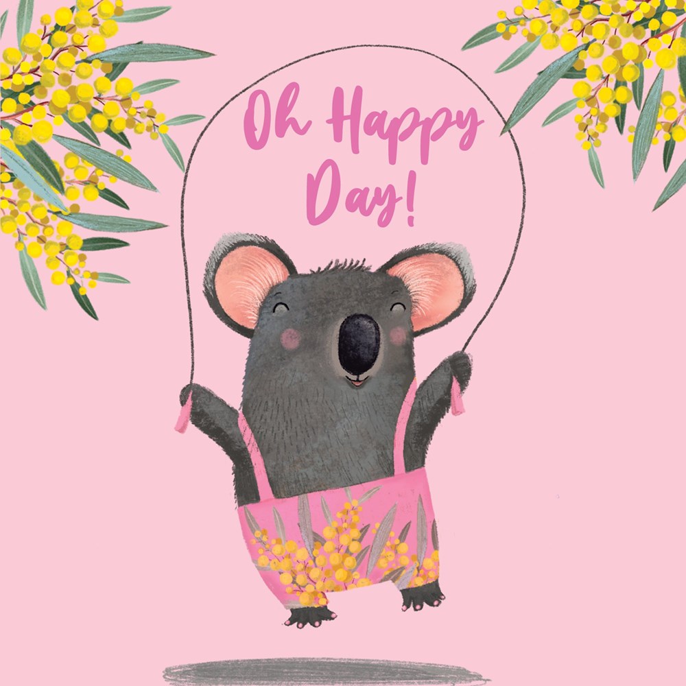 La La Land: Greeting Card Jumping for Joy
