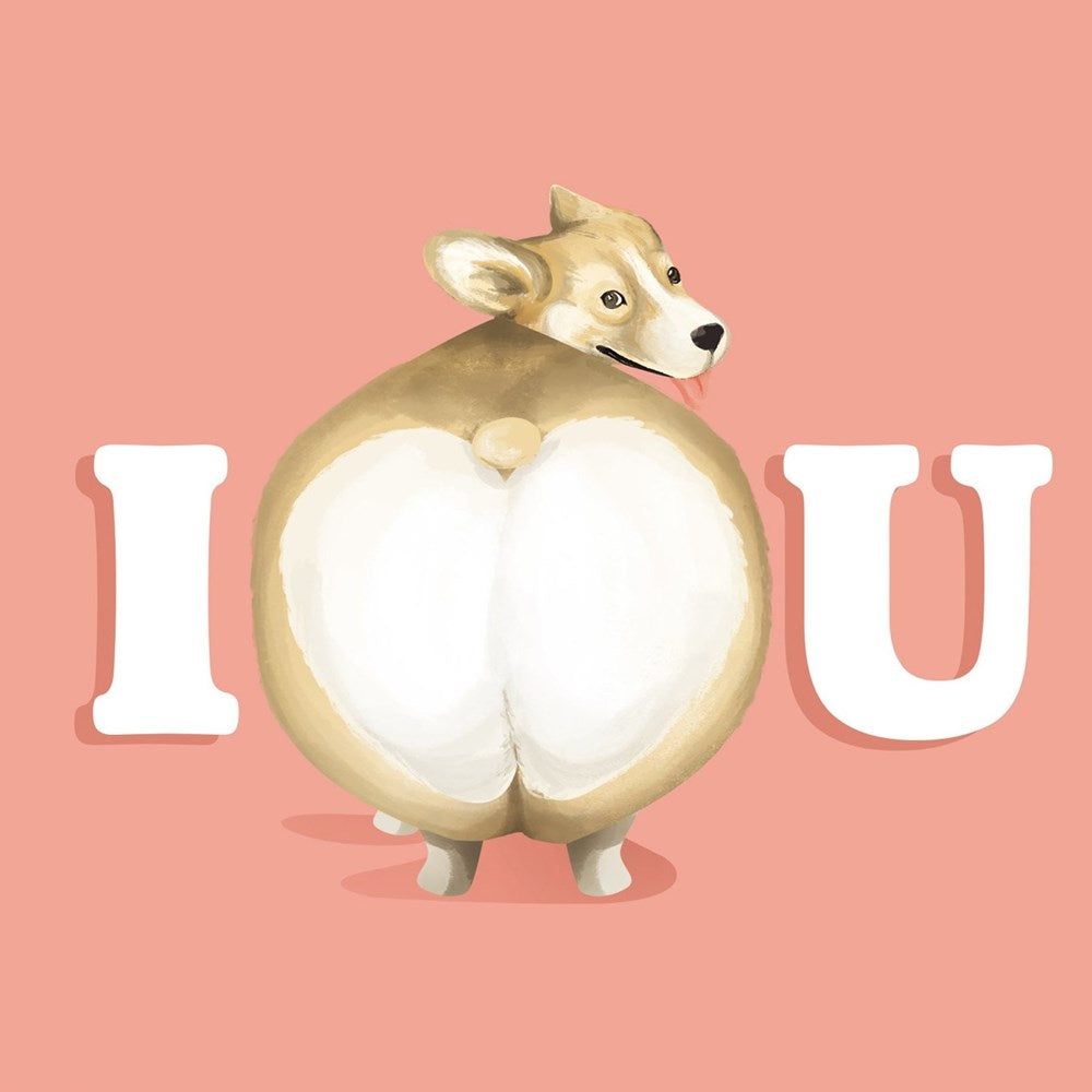 La La Land: Greeting Card I Love You Corgi