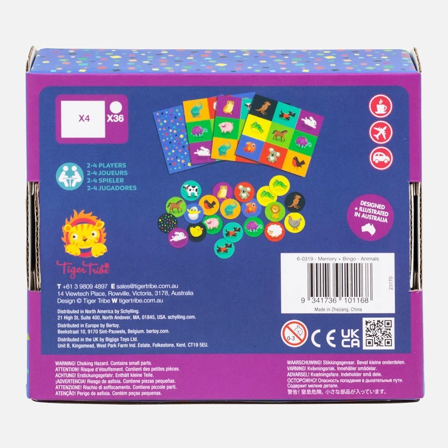 Tiger Tribe: Memory + Bingo Animals