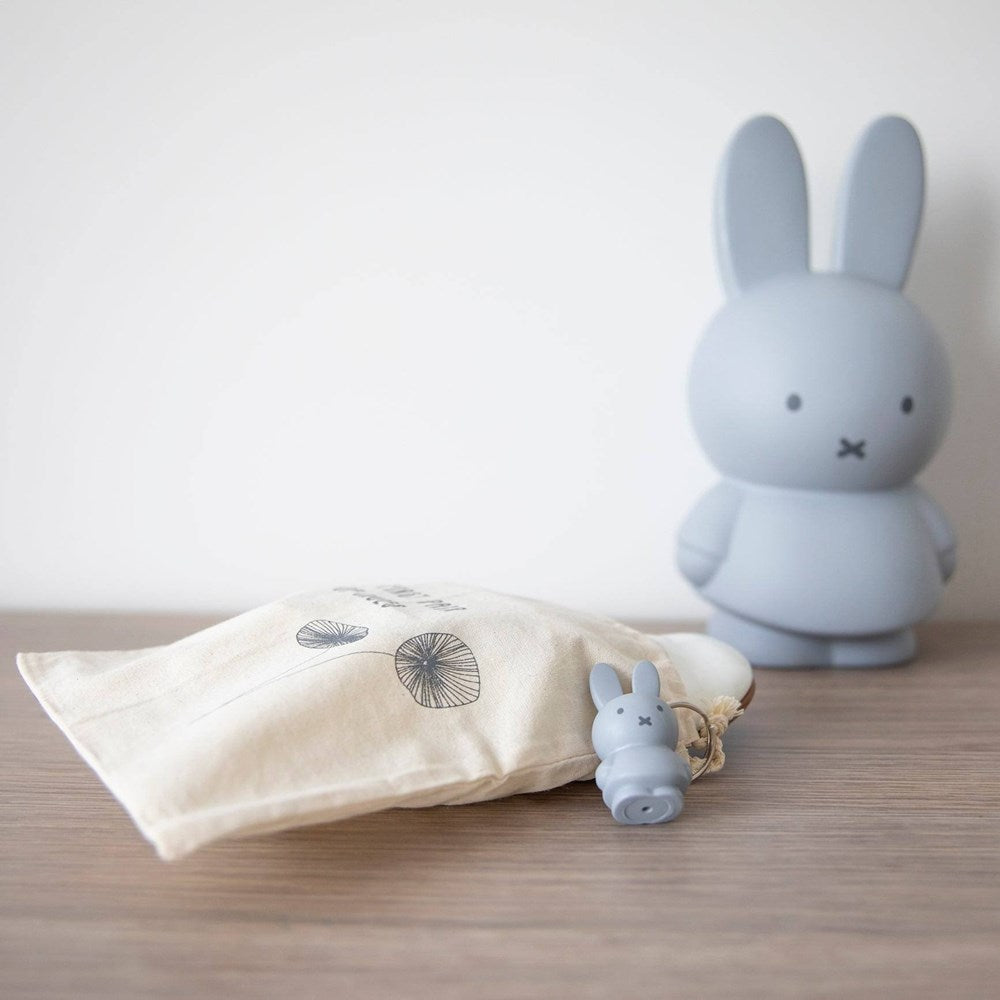 Miffy: Keyring Silver Blue