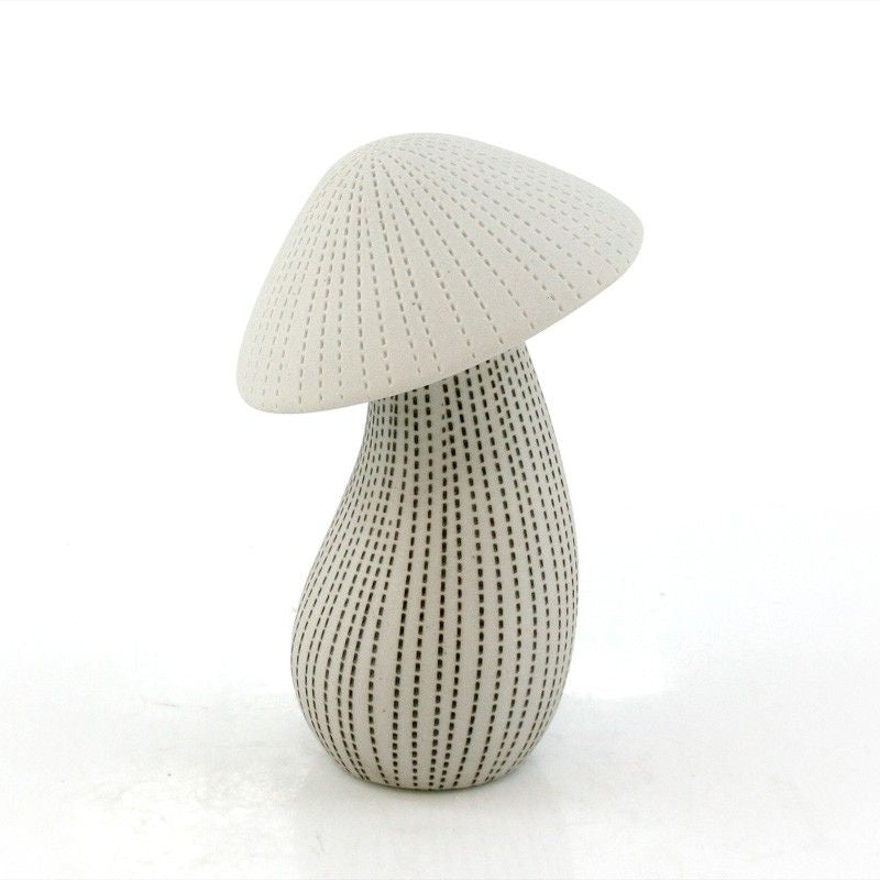 Dhanabadee Ceramic Diffuser - Small White Mushroom