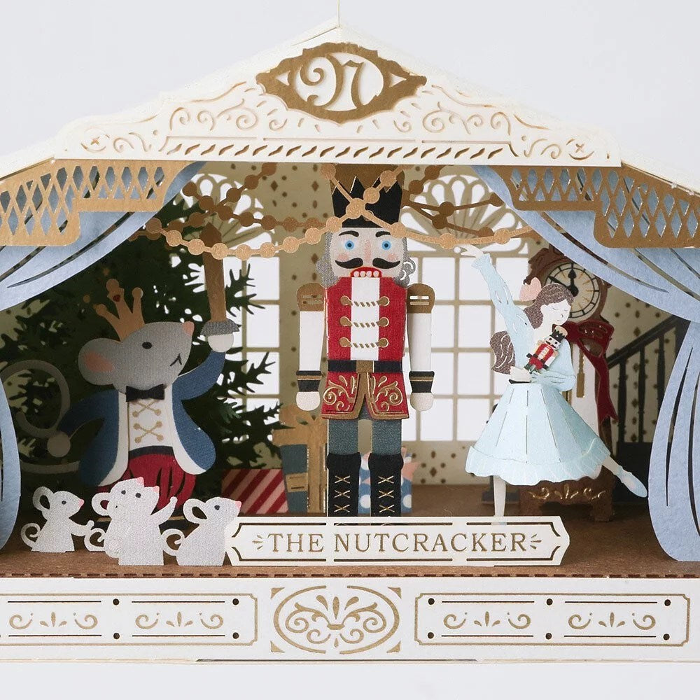 Paper Thought Lasercut Paper Model - Nutcracker